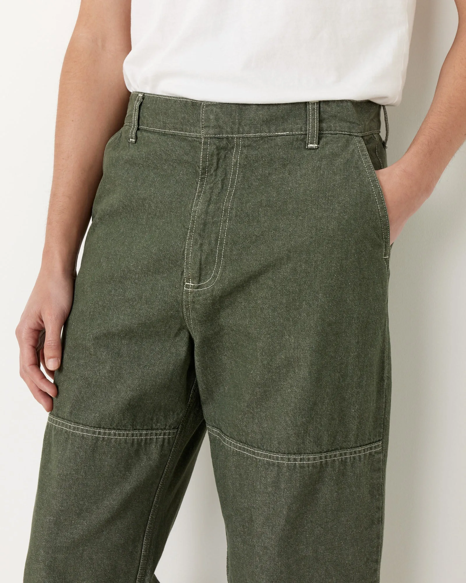 4 Pocket Trouser in Green