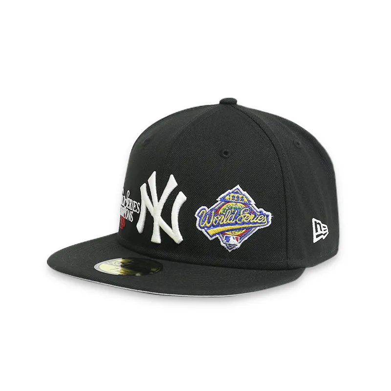 [60185221] New York Yankees WS Men's Black Fitted Hat