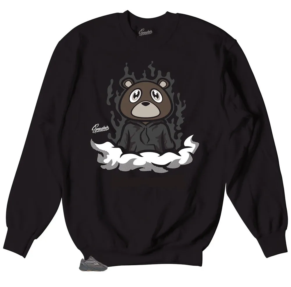 700 Geode Sweater - Fly Bear - Black