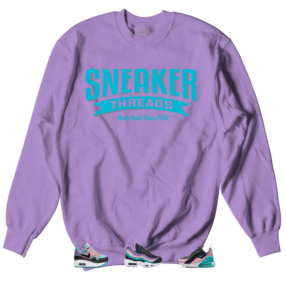 Air Max Have Nice Day Sweater - Fresh Since - Orchid