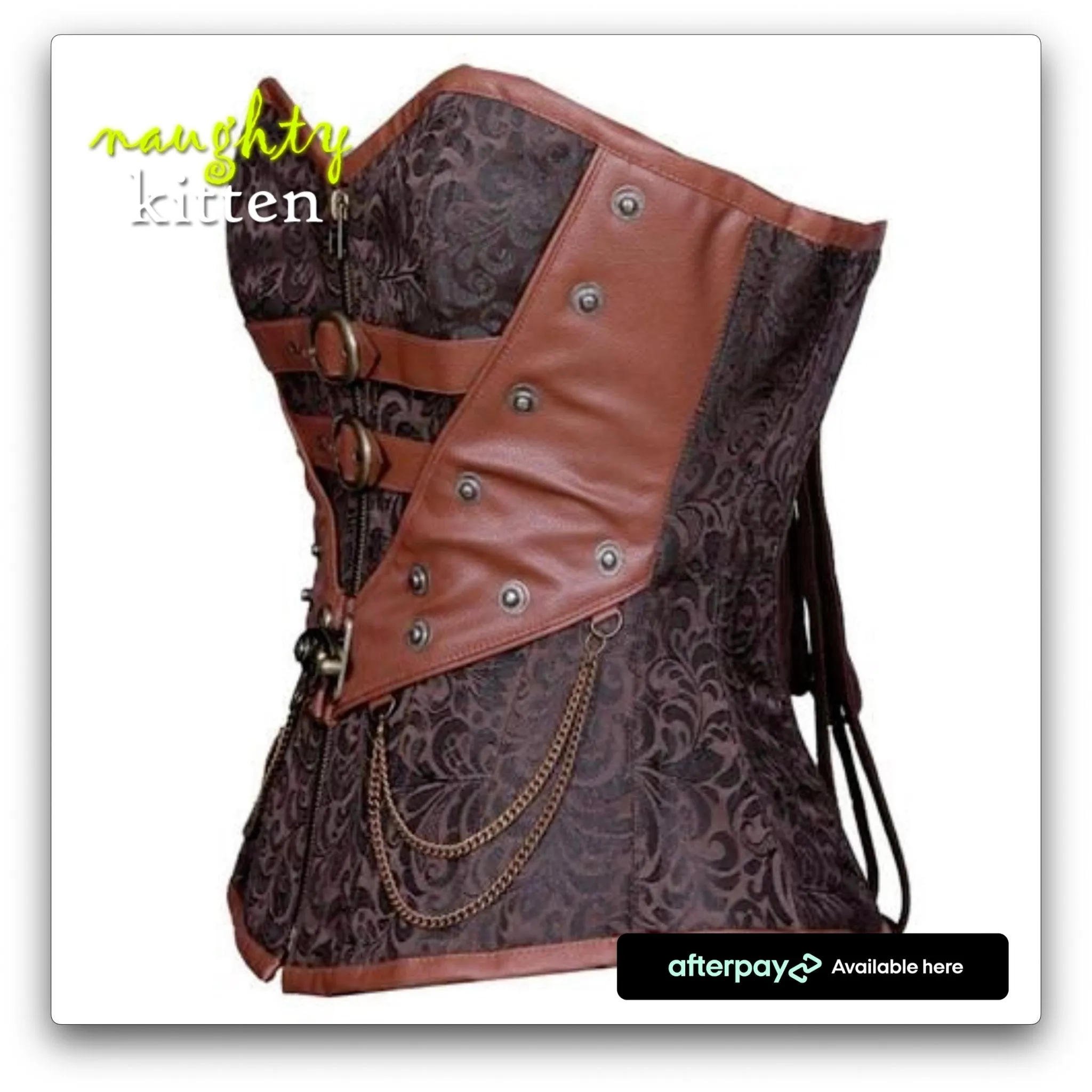 Alessia Steampunk Brocade Corset