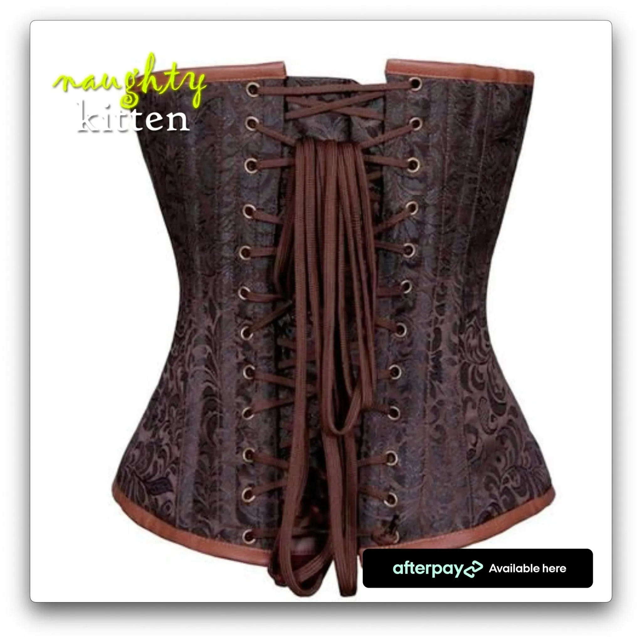 Alessia Steampunk Brocade Corset