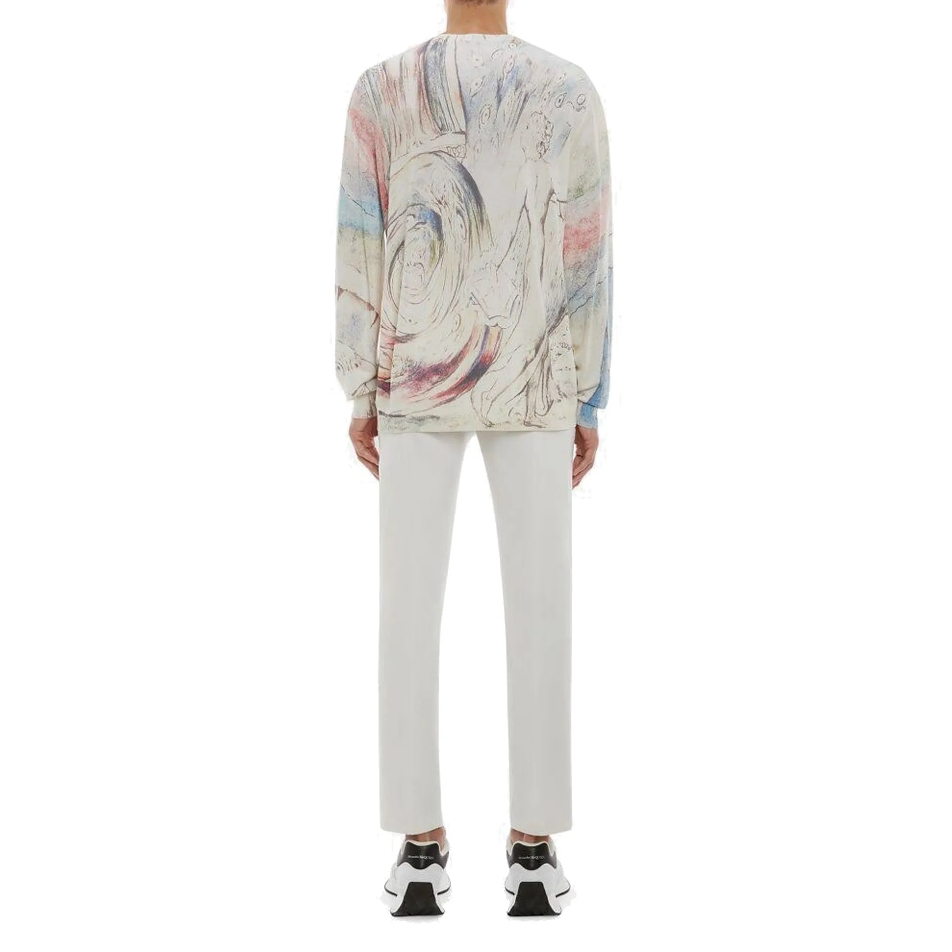 Alexander Mcqueen William Blake - Pullover con stampa dantesca