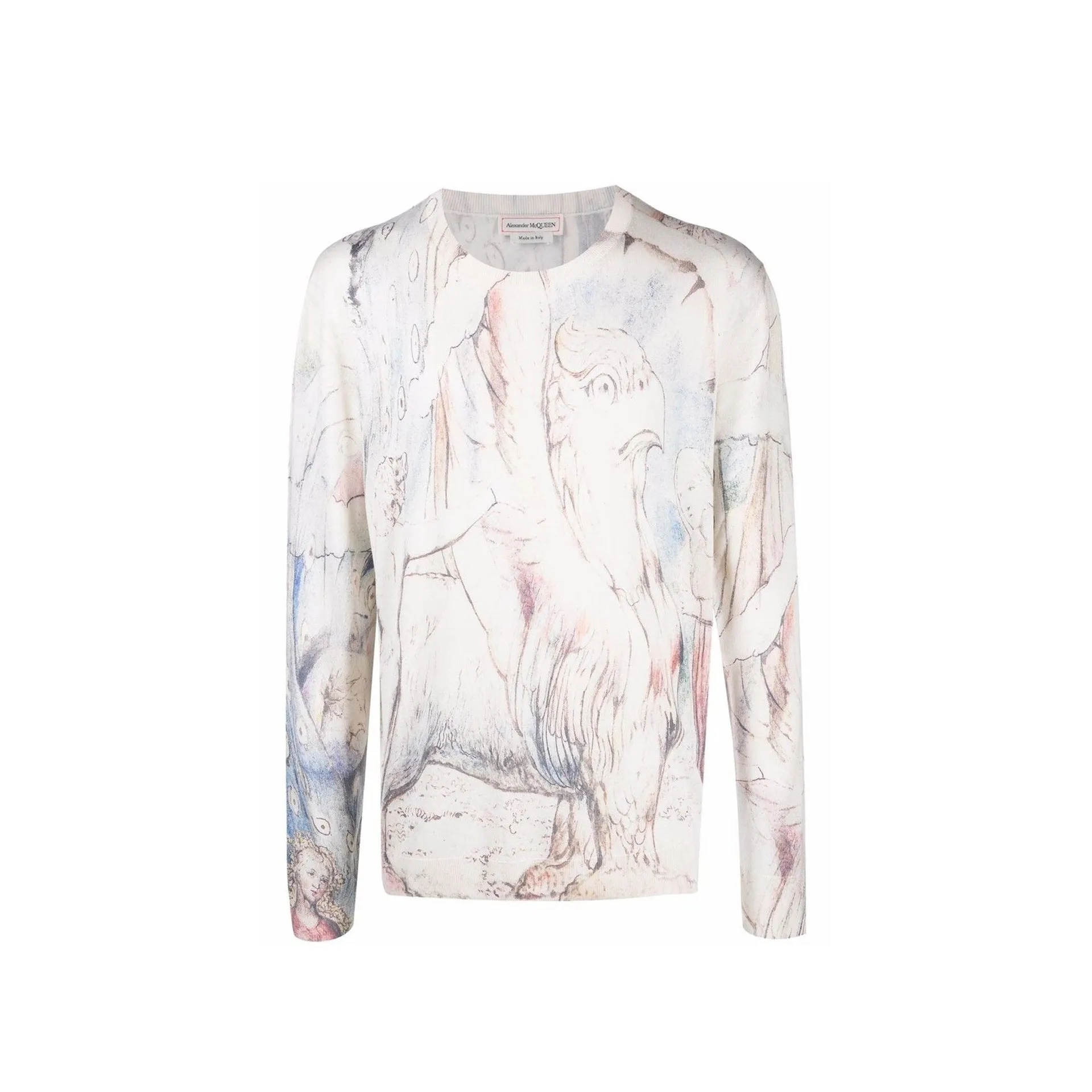 Alexander Mcqueen William Blake - Pullover con stampa dantesca