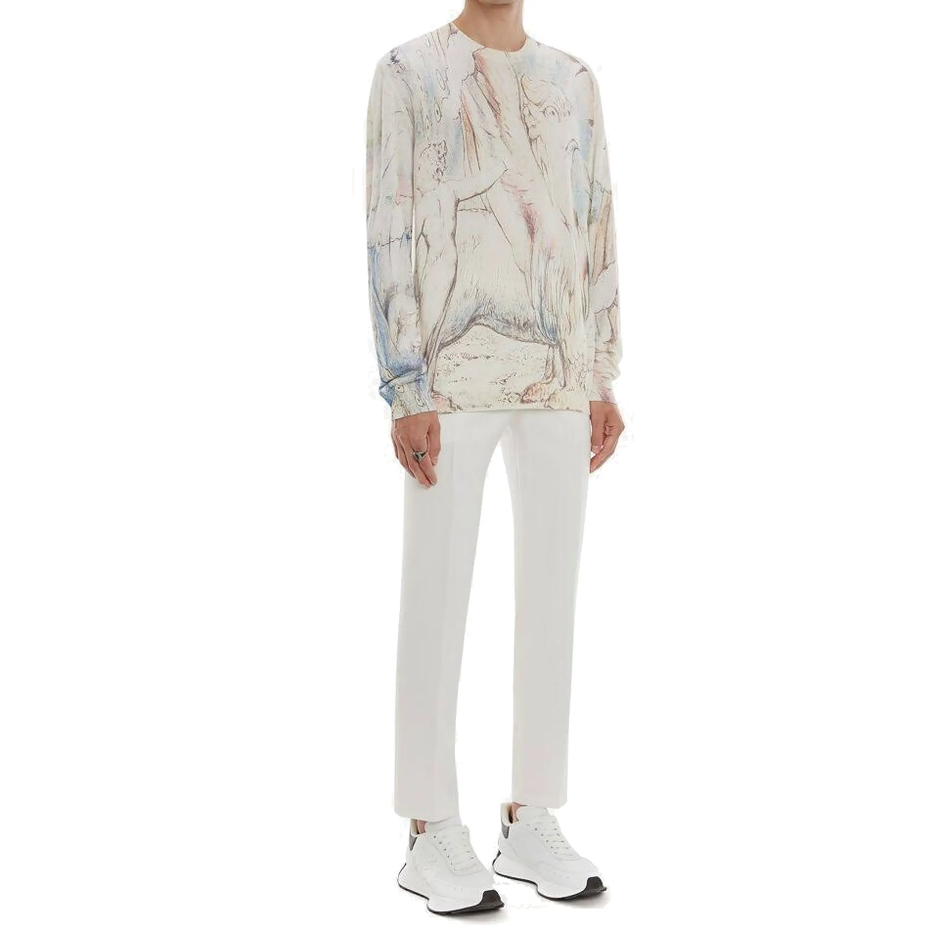 Alexander Mcqueen William Blake - Pullover con stampa dantesca