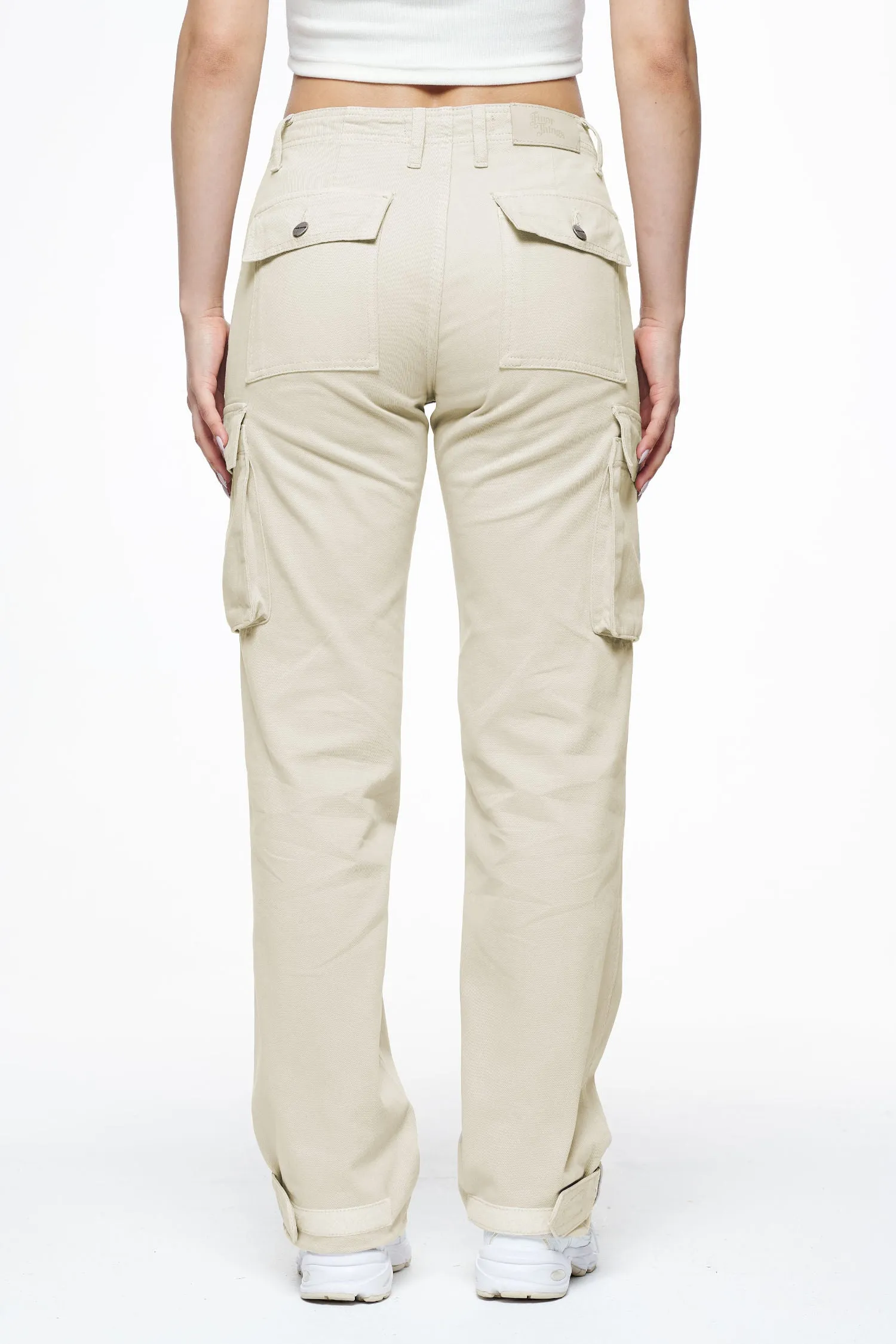 Arlia Wide Cargo Pants Espresso