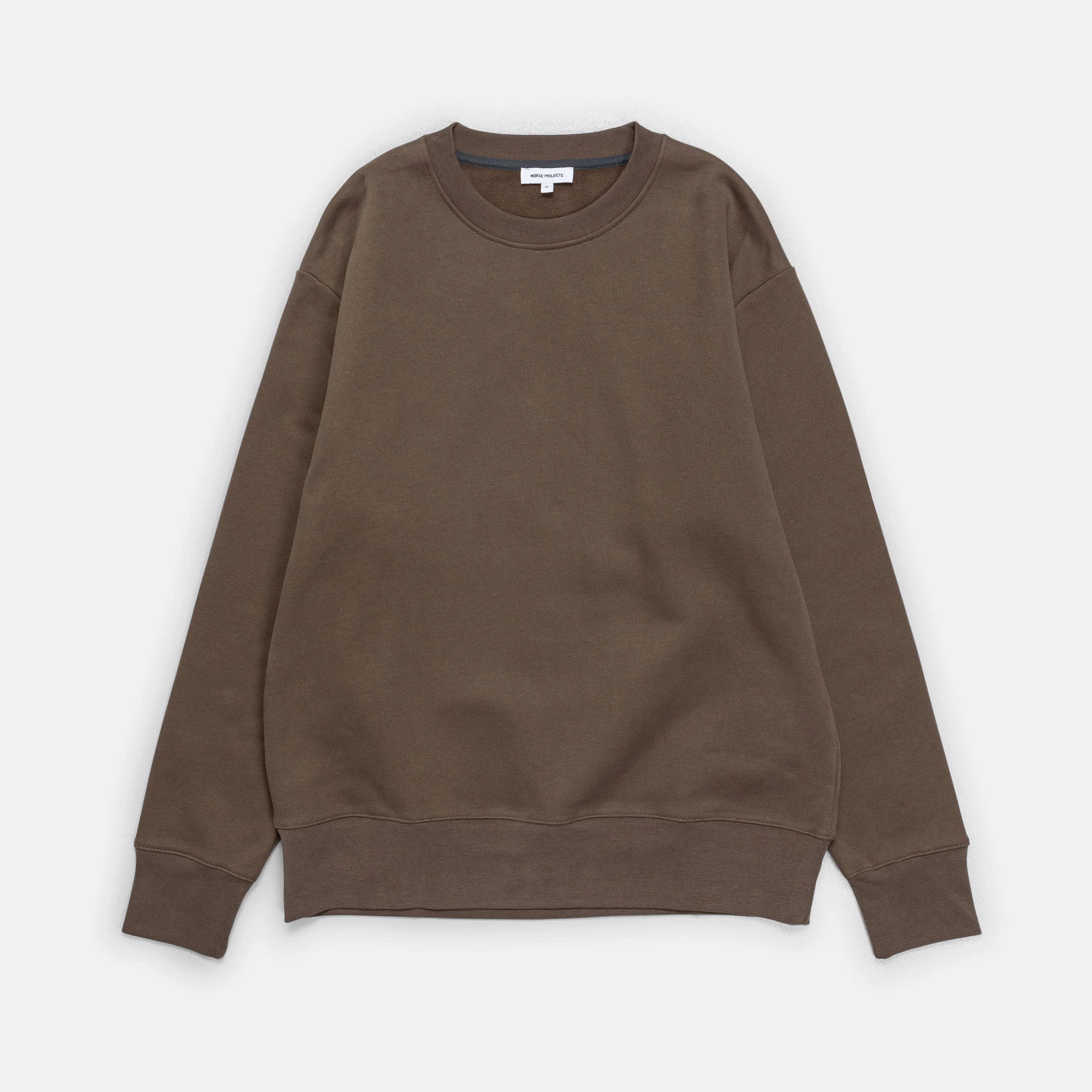 Arne Brushed Crew - Taupe