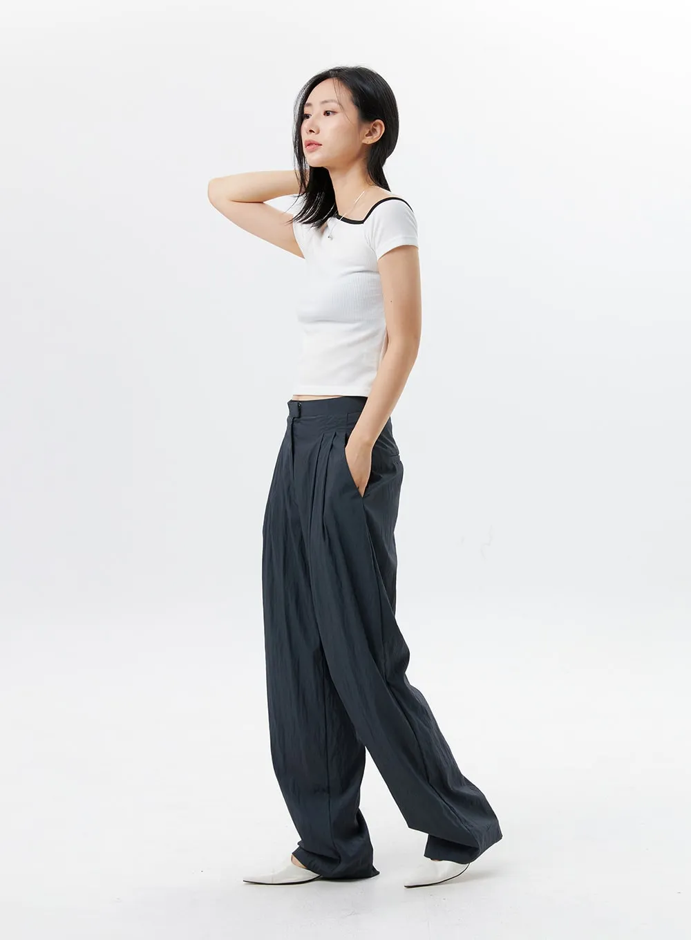 Baggy Tailored Pants OL327