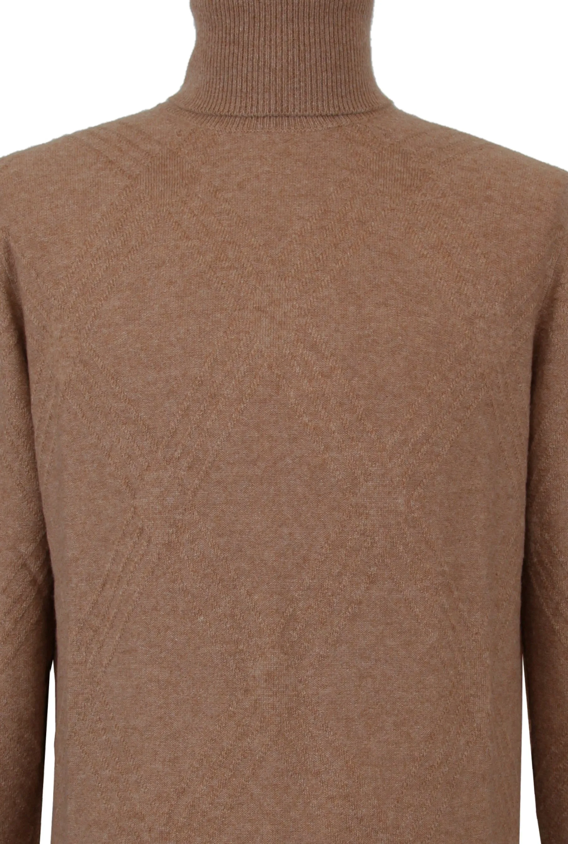 Ballantyne Light Brown Turtleneck Sweater