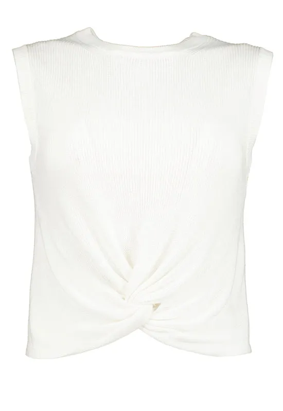 Bishop & Young - Bonita Crop Twist Sweater Pure