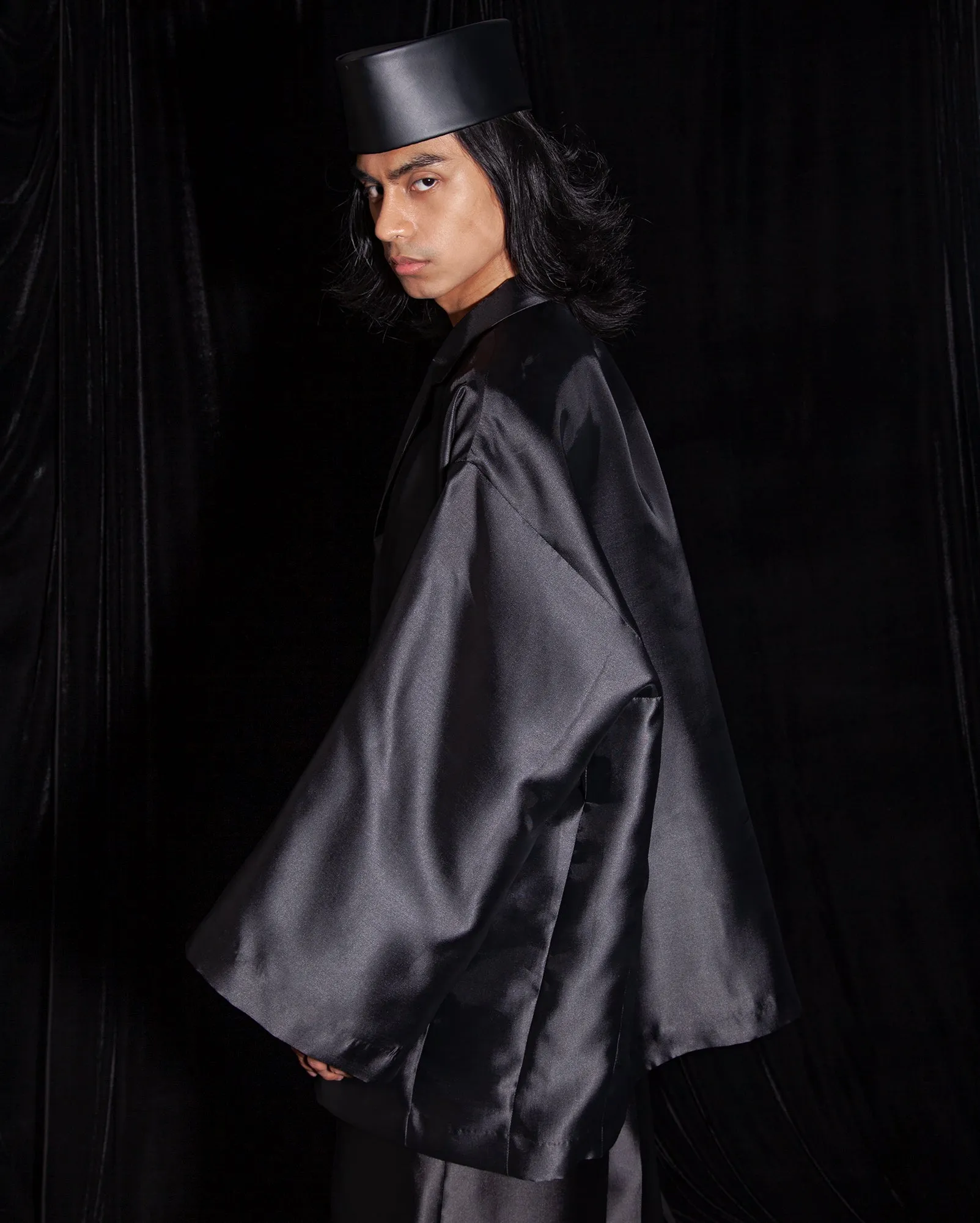 Blazer Malaya (Black Taffeta)