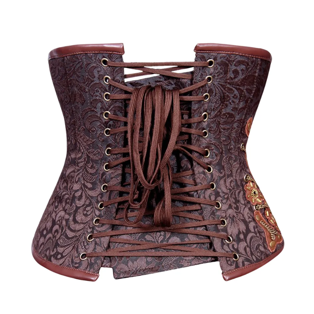 Bria Steampunk Chain Under Bust Corset