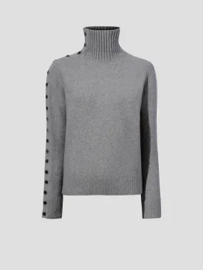 Camilla Sweater In Lofty Eco Cashmere in Grey