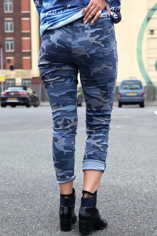 Camouflage Printed Magic Pant