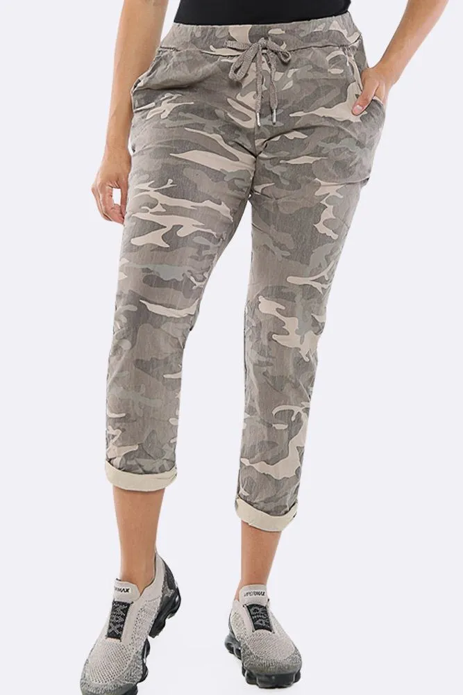 Camouflage Printed Magic Pant