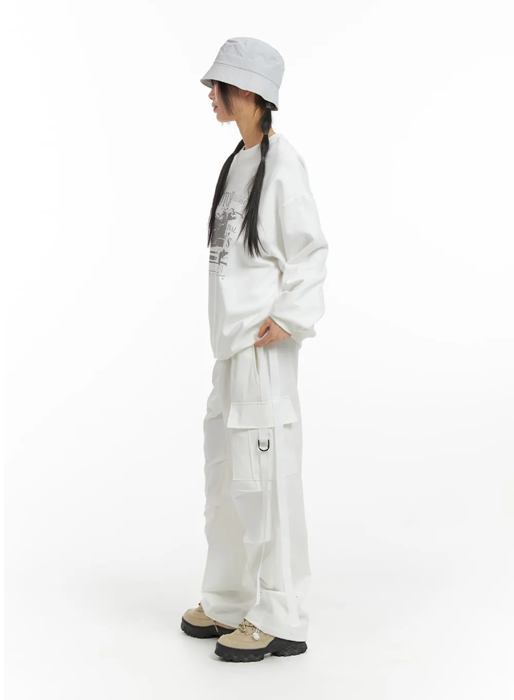 Cargo Wide Pants (UNISEX) CF423