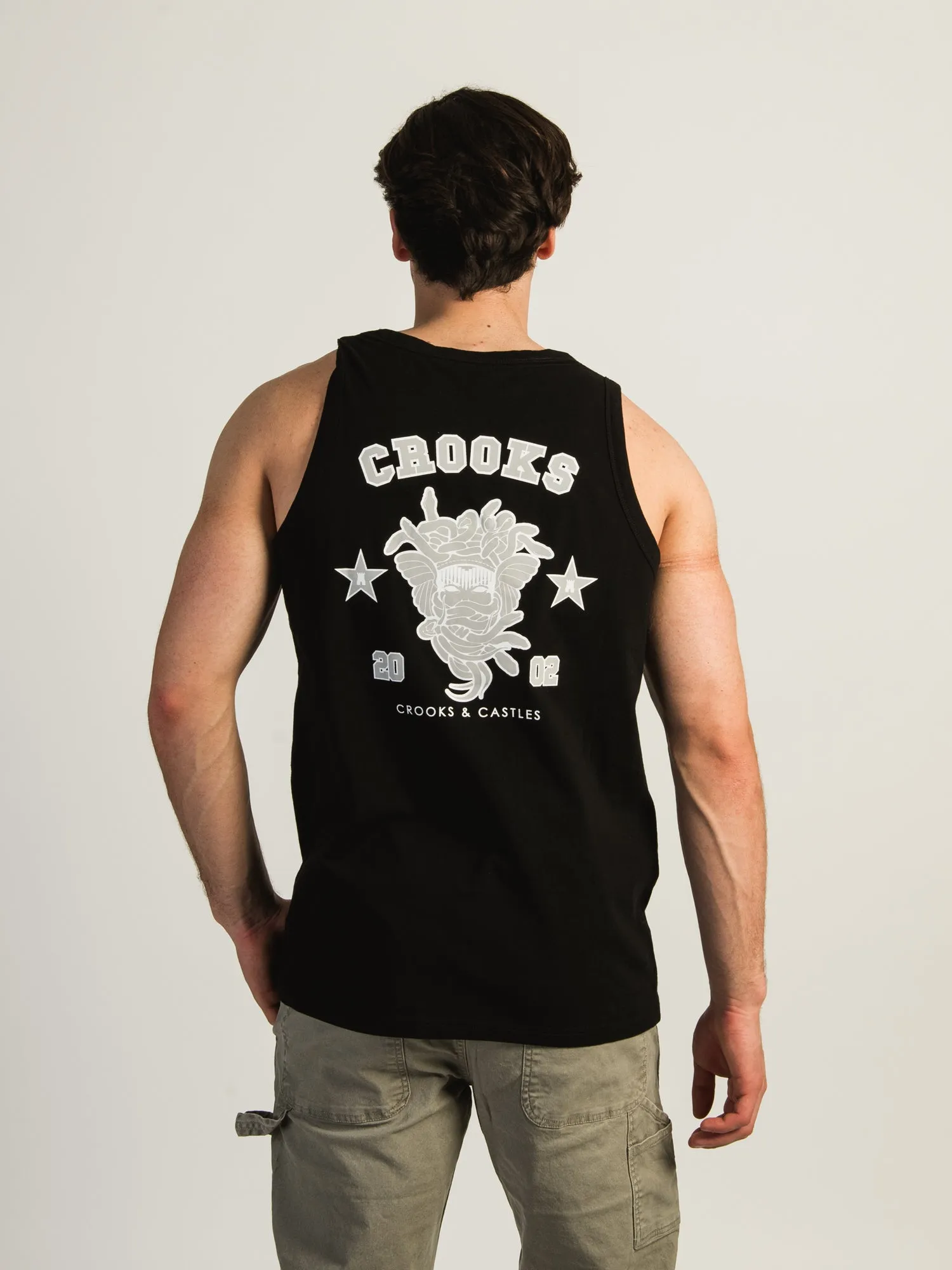 CROOKS & CASTLES EMBROIDERED TEAM TANK