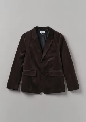 Easy Tailored Organic Cord Jacket | Chestnut