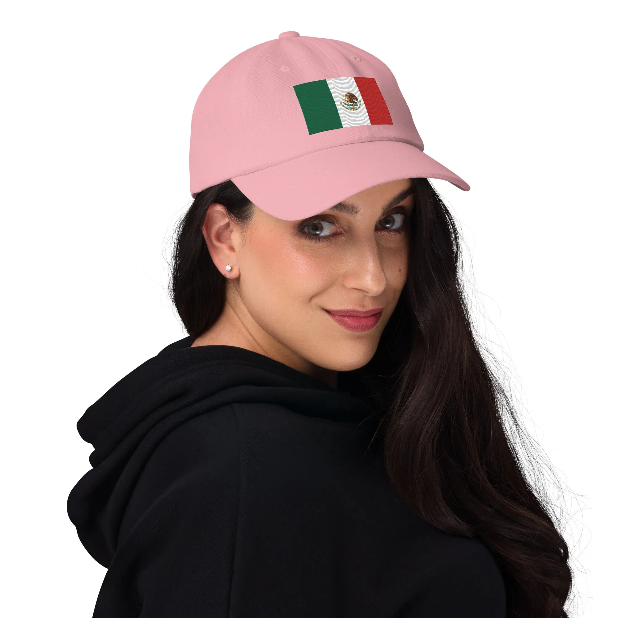 Embroidered Mexico Flag Dad Hat