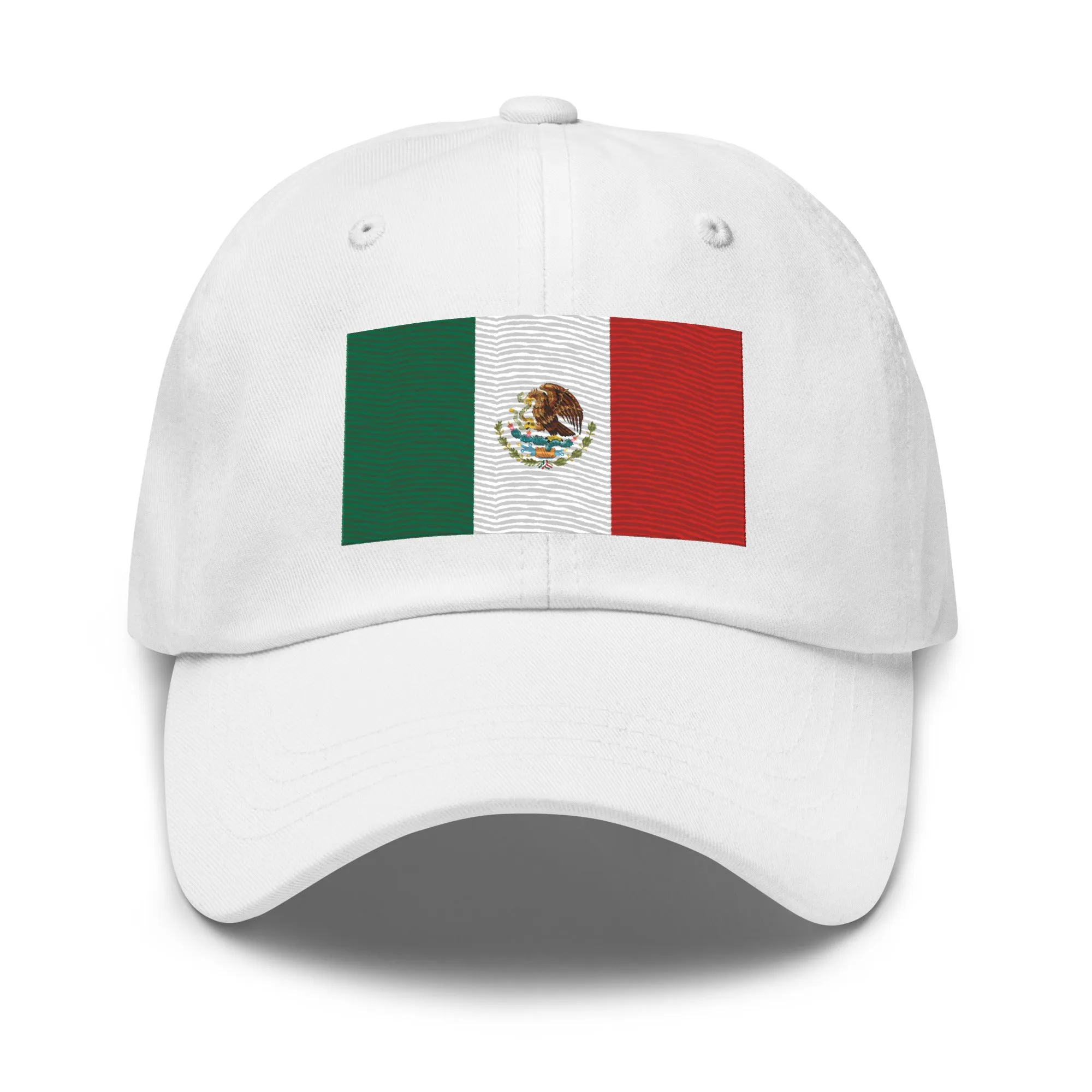 Embroidered Mexico Flag Dad Hat