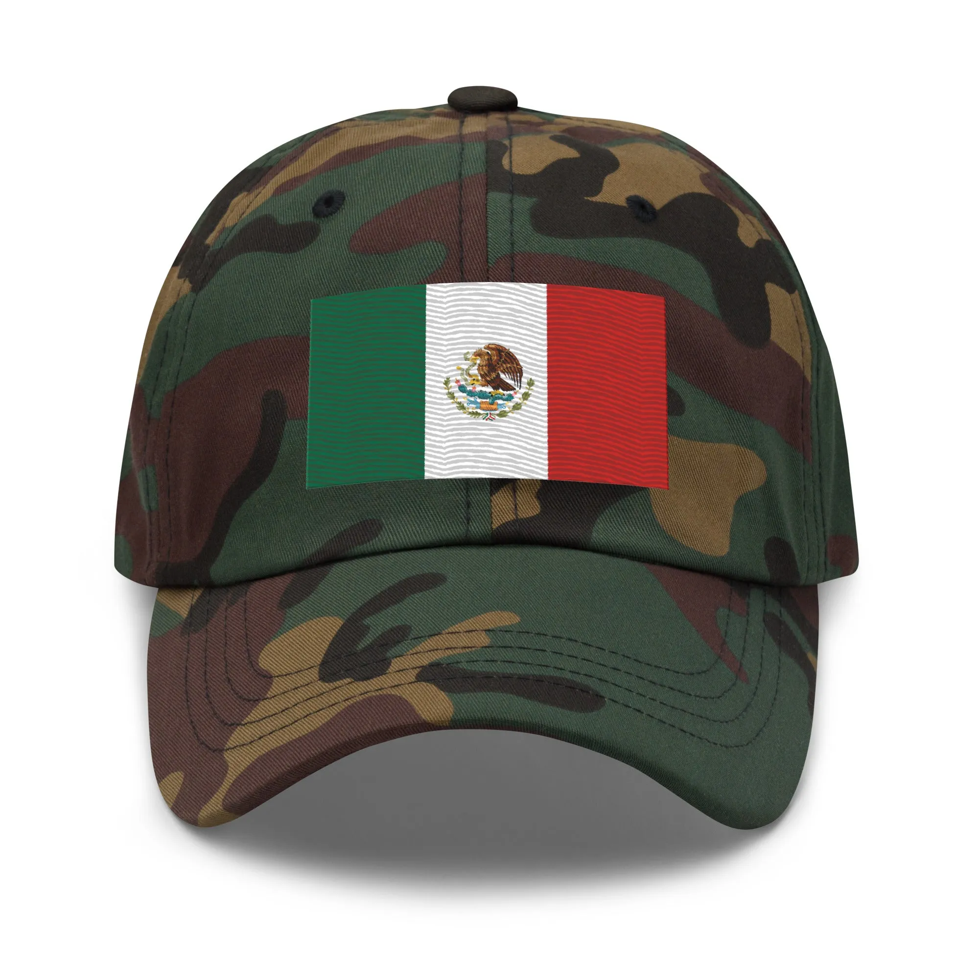 Embroidered Mexico Flag Dad Hat