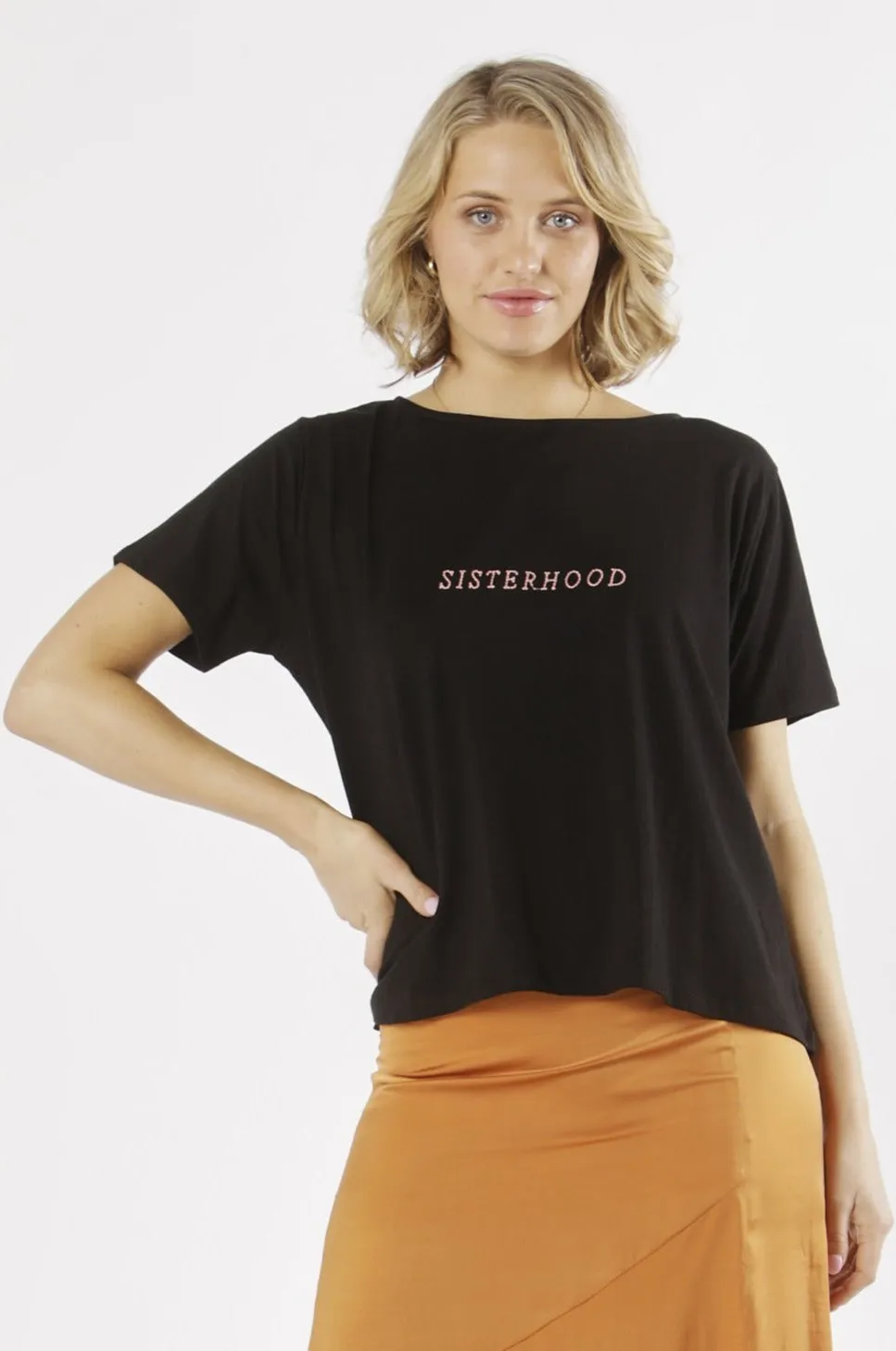 Fate   Becker Sisterhood Tee in Black Magic