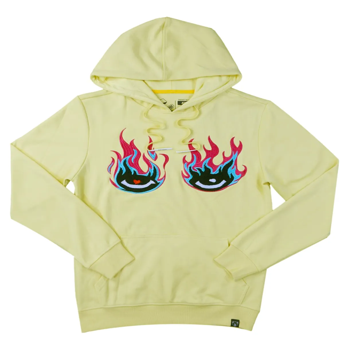 Fire Eyez Hoodie Set (Pale Yellow) /C8