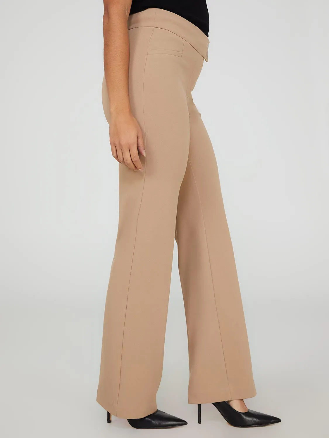 Fit & Flare Pull-On Pants