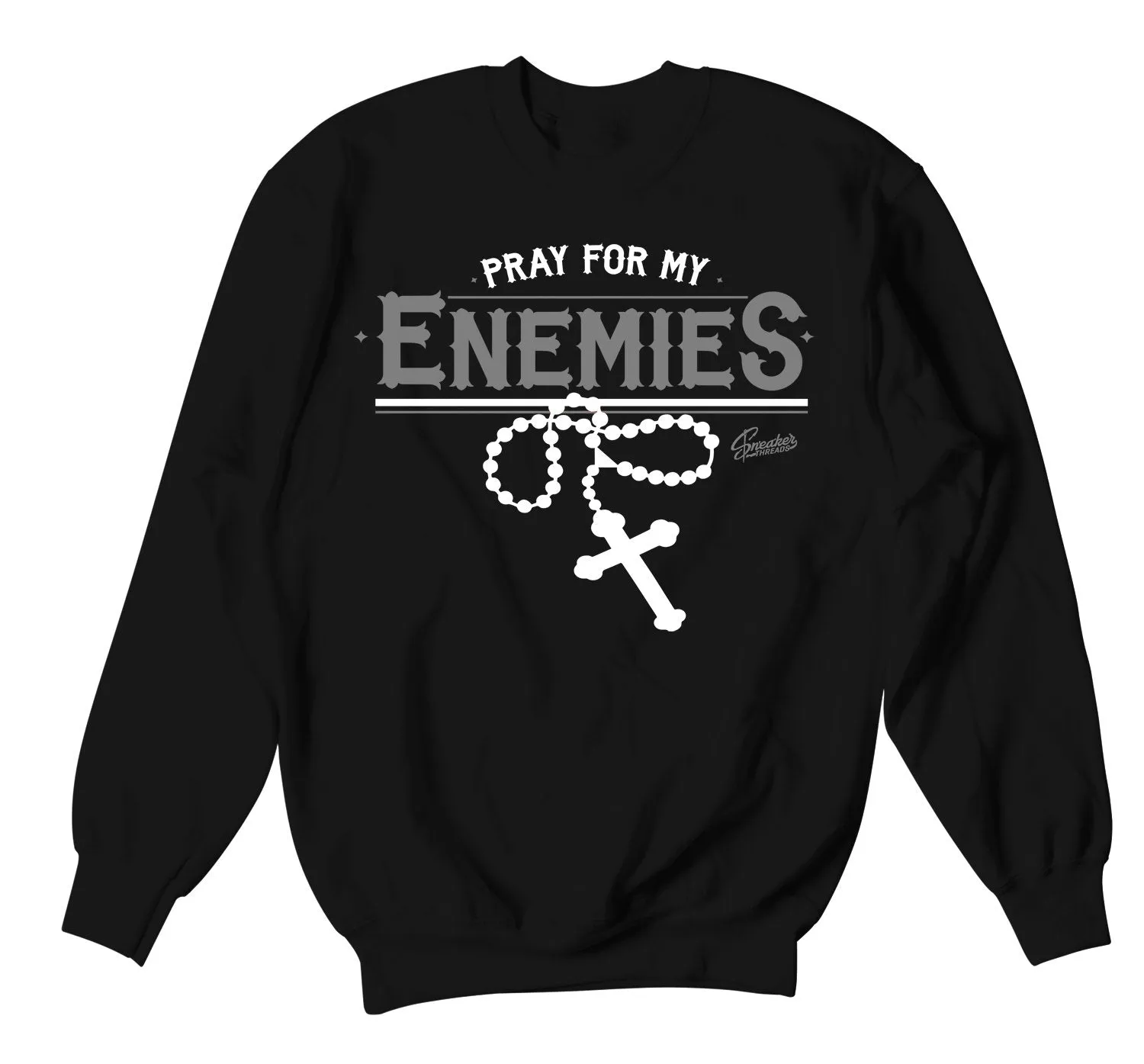 Foamposite All Over Sweater - Enemies - Black