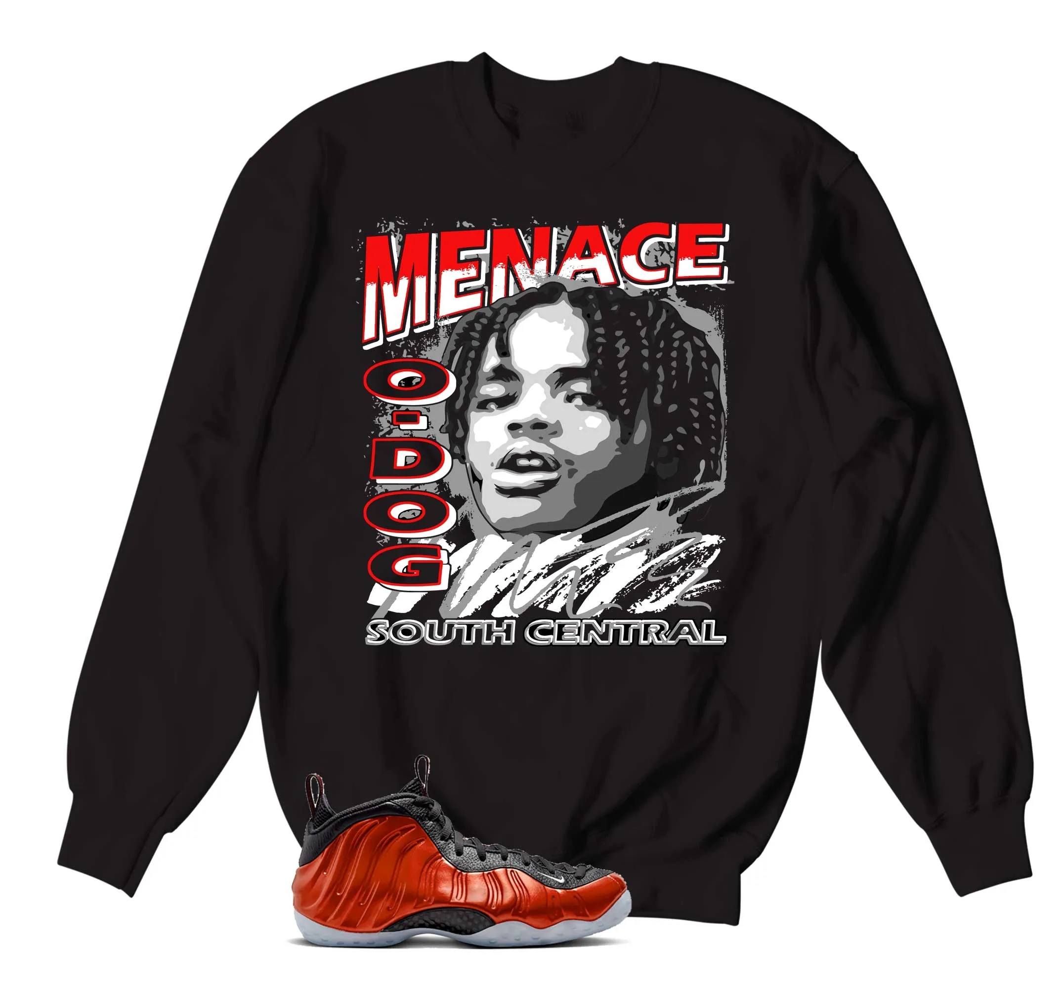 Foamposite Metallic Red Nineties Sweater