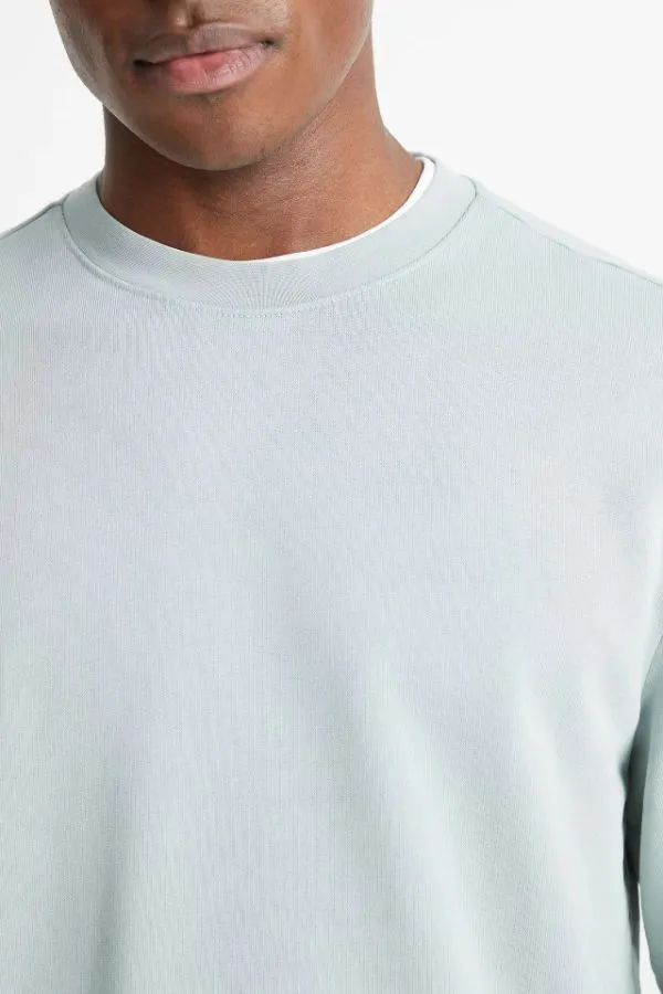 Garment Dye Cotton French Terry Pullover