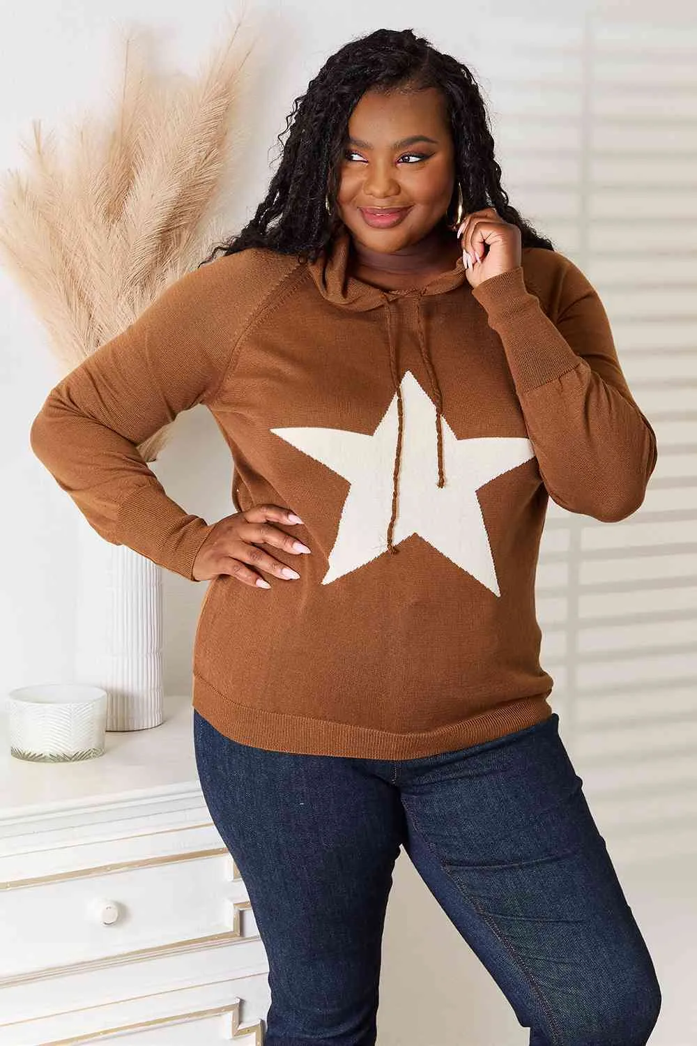 HEIMISH USA, Star Graphic Hooded Sweater