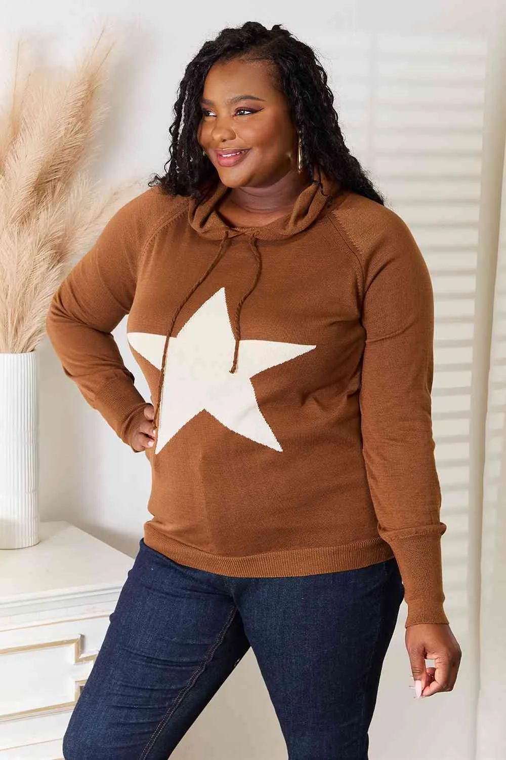 HEIMISH USA, Star Graphic Hooded Sweater