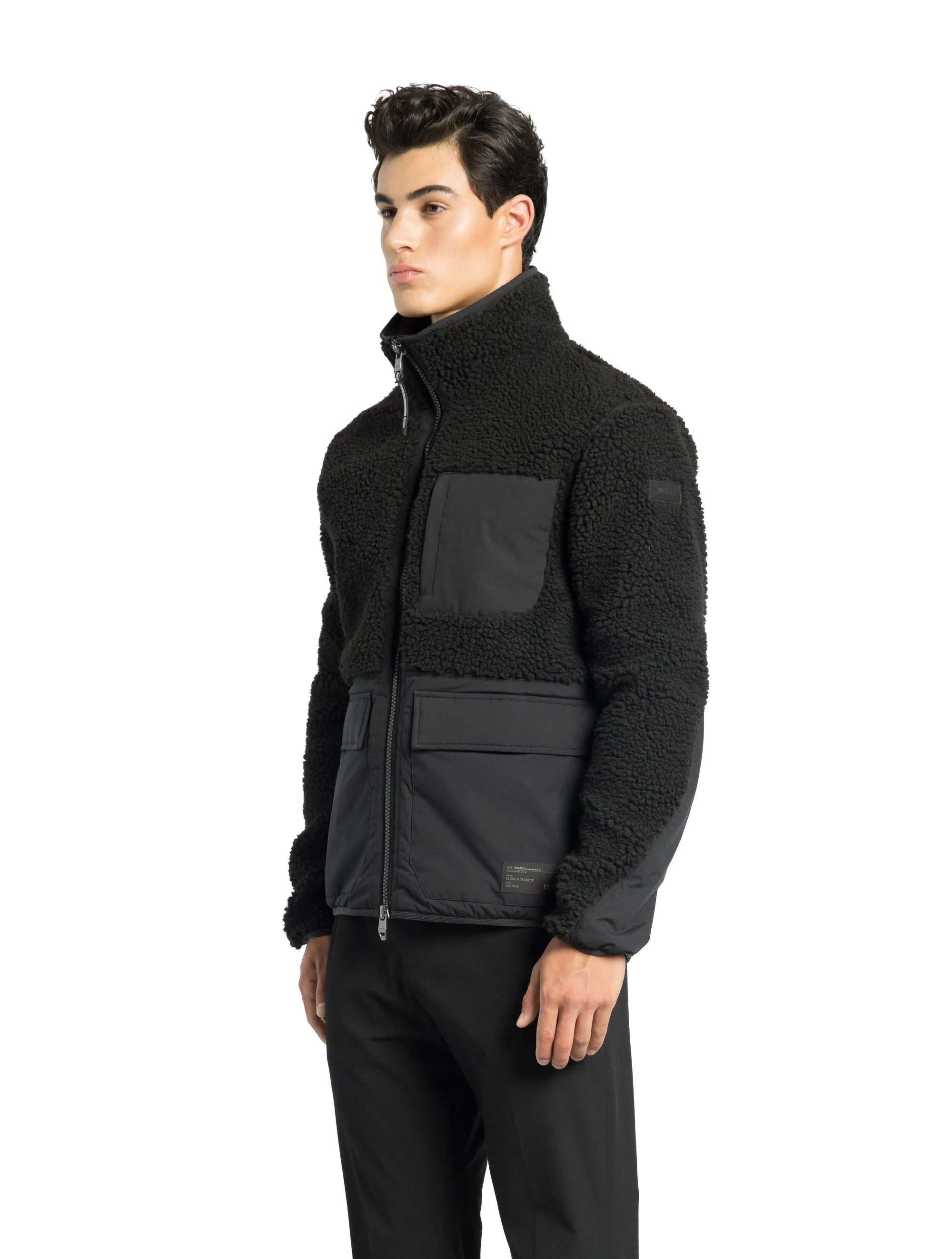 Kepler Men's Berber Zip Front Sweater