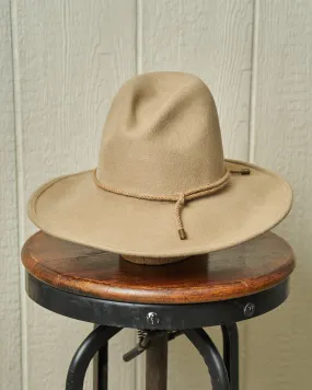 Stylish Ketchum Wool Felt Hat in Elegant Putty Shade - Perfect for All Seasons