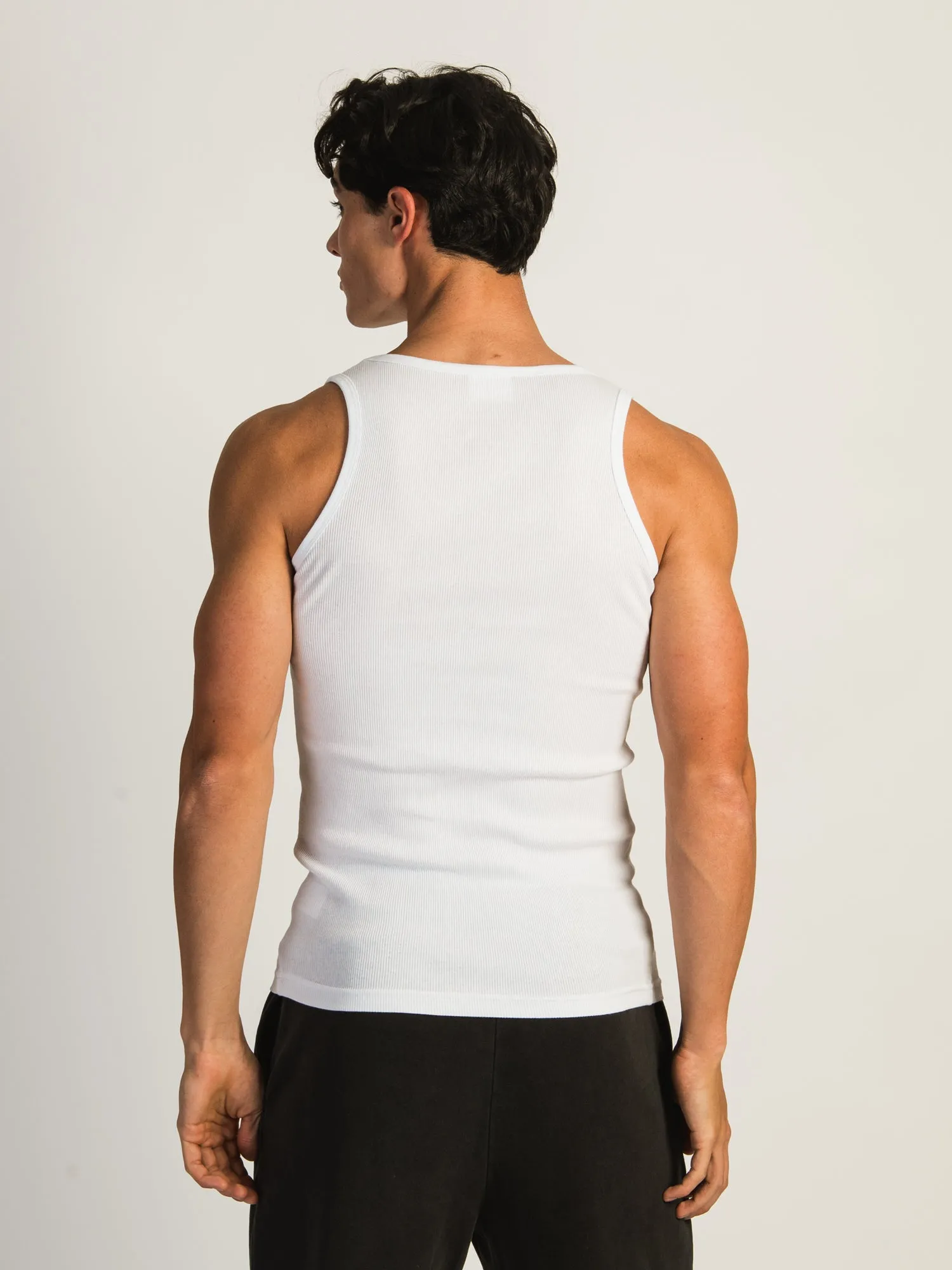 Stylish Kolby Matias Mens Ribbed Tank Top - Comfortable and Versatile Casual Wear