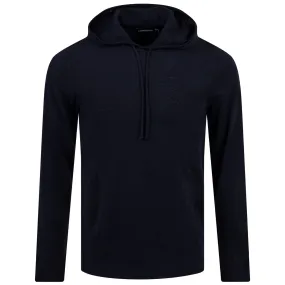 Womens Laurie Light Merino Wool Hoodie - Short Sleeve in Navy - Spring/Summer 2023 Collection