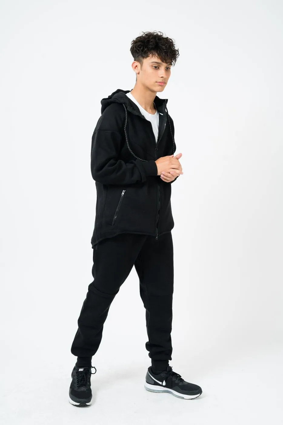 Mens Diagonal Stitching Tracksuit