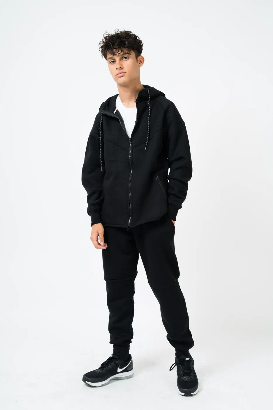 Mens Diagonal Stitching Tracksuit