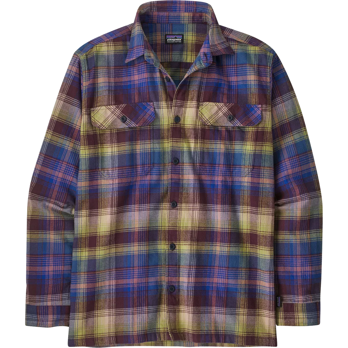 Men's Long Sleeve Organic Cotton Fjord Flannel Shirt