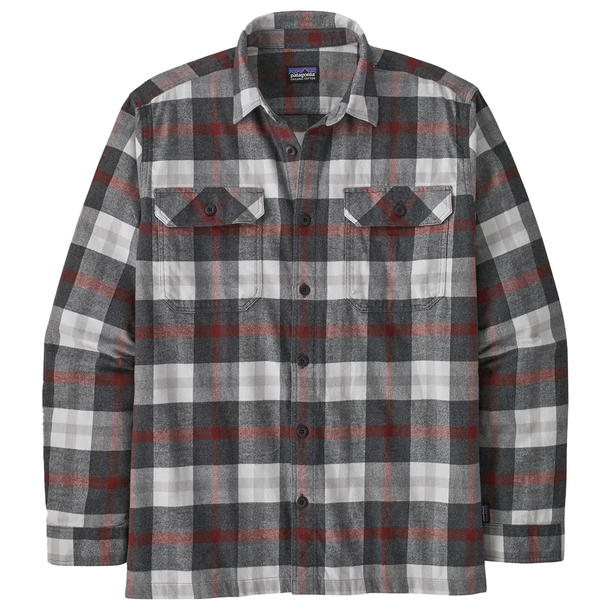 Men's Long Sleeve Organic Cotton Fjord Flannel Shirt