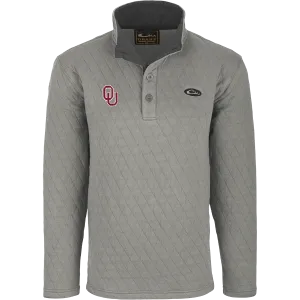 Oklahoma Delta Quilted 1/4 Snap Sweatshirt