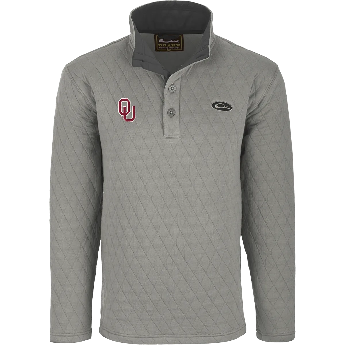 Oklahoma Delta Quilted 1/4 Snap Sweatshirt