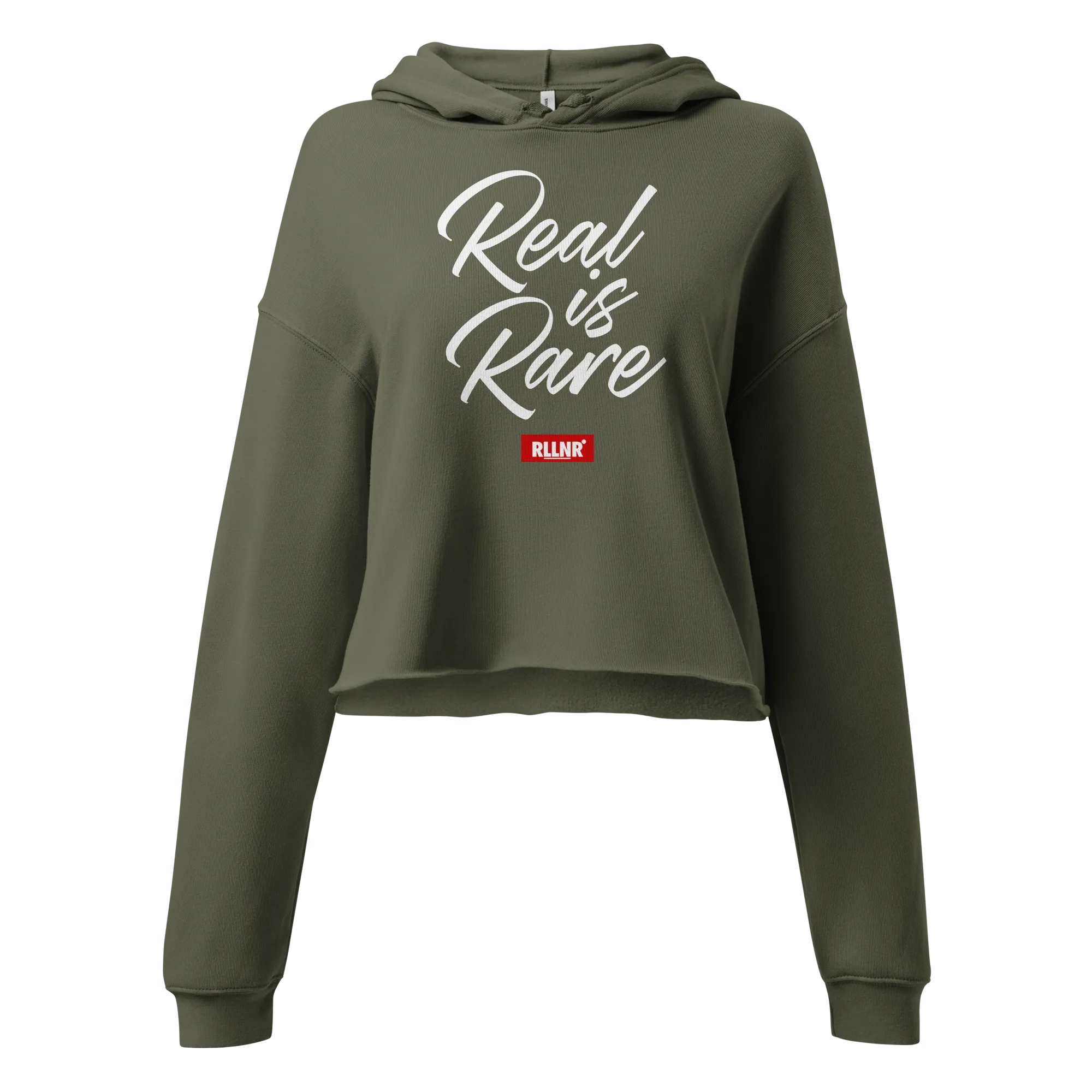 Real is Rare Crop Hoodie