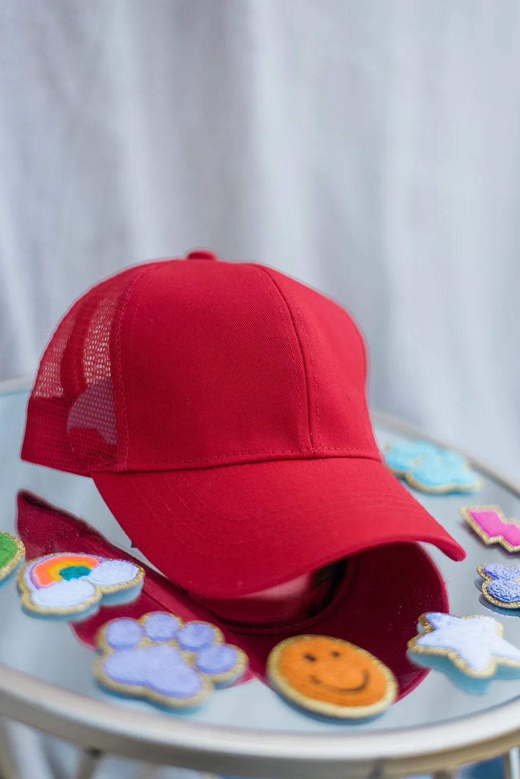 Red Basic Trucker Cap