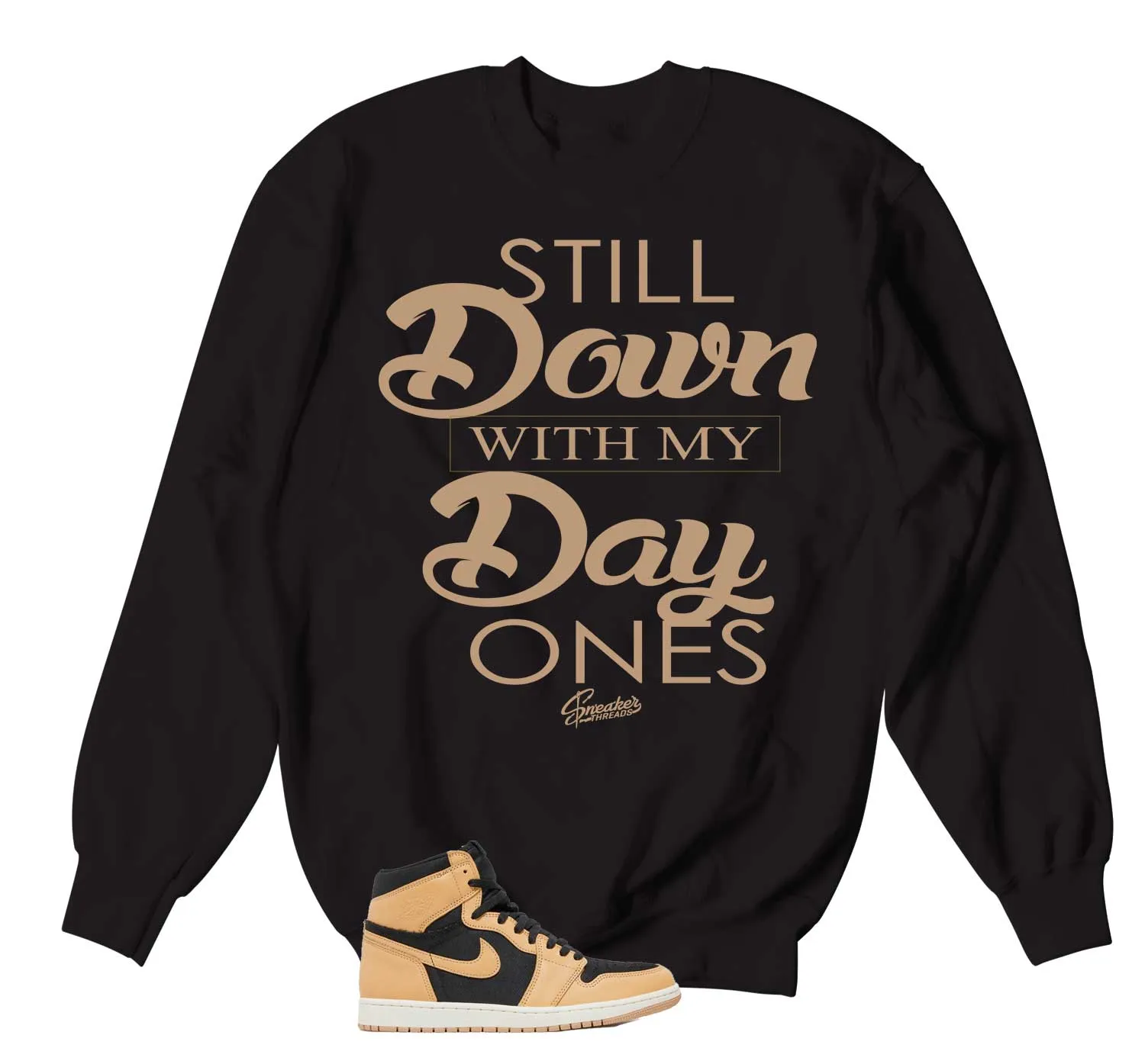 Retro 1 Heirloom Sweater - Day Ones - Black