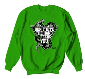 Retro 10 Seattle Sweater - Feeds You - Green