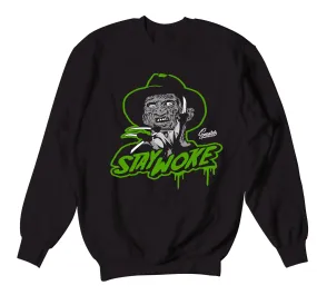 Retro 10 Seattle Sweater - Stay Woke - Black