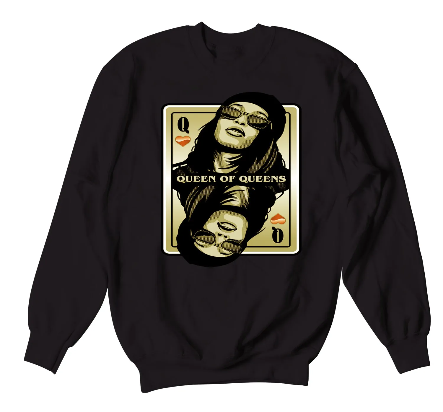 Retro 12 Royalty Sweater - Queens - Black