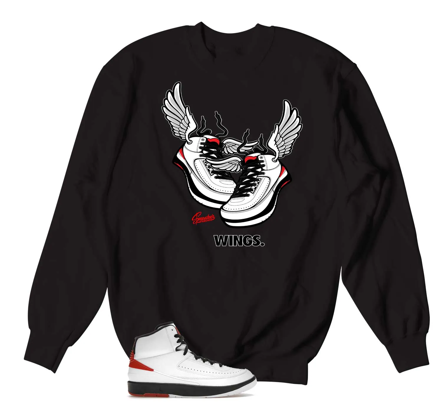 Retro 2 Chicago Wings Sweater